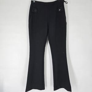 Carven Black Flare Leg Pants Size 40 US 8